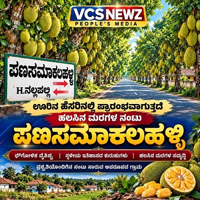 ಹಣ್ಣಿನ ಹೆಸರಿನಿಂದ ಆರಂಭವಾಗುವ ಅಪರೂಪದ ಗ್ರಾಮ ‘ಪಣಸಮಾಕಲಹಳ್ಳಿ’!